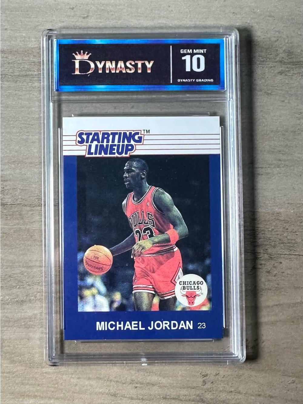 Michael Jordan 1989 Starting Lineup Gem Mint 10 Novelty Basketball Card. Bulls.